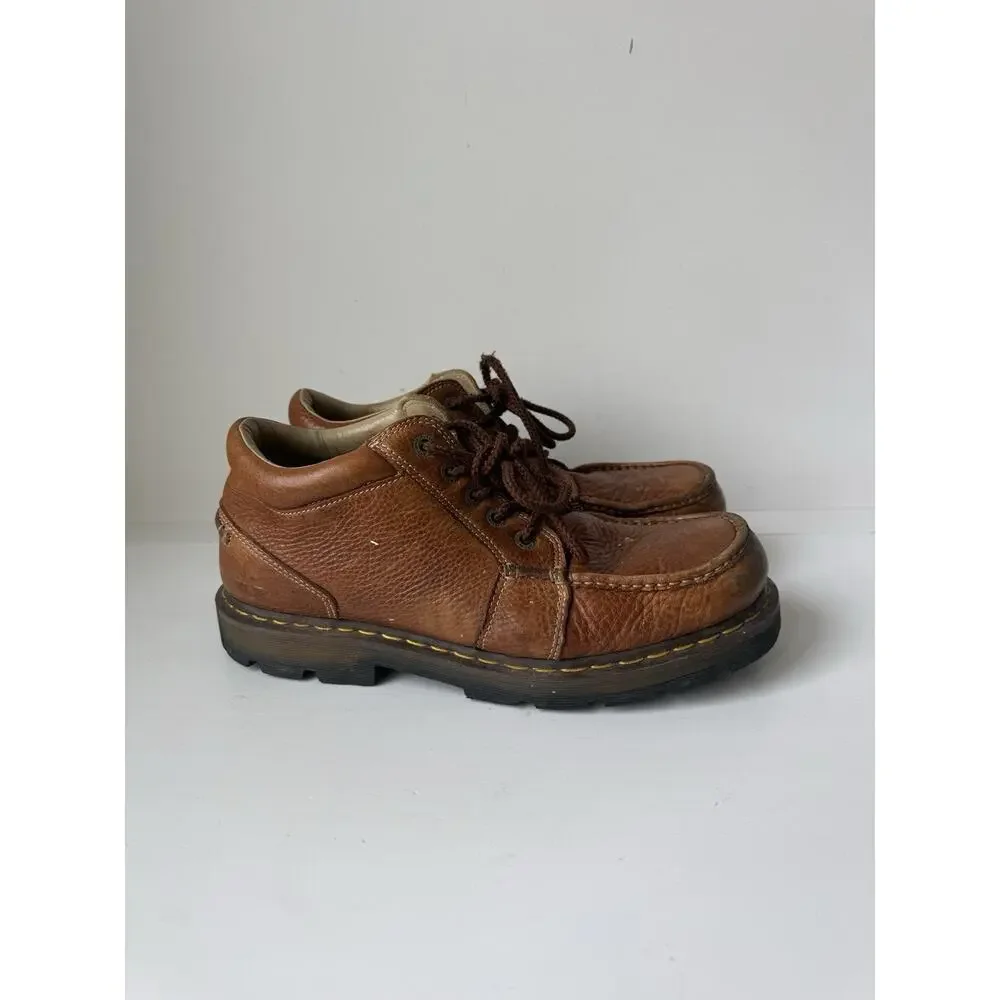 Dr Martens VTG Chuck Brown Leather Y2K Boots Mens US 13M